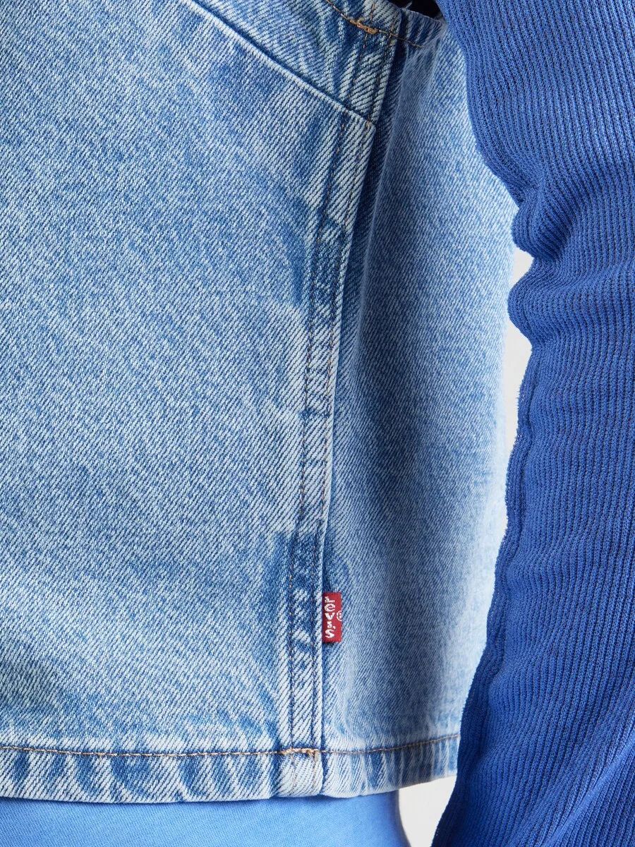 Блузка LEVI'S из синей джинсовой ткани — фото 2