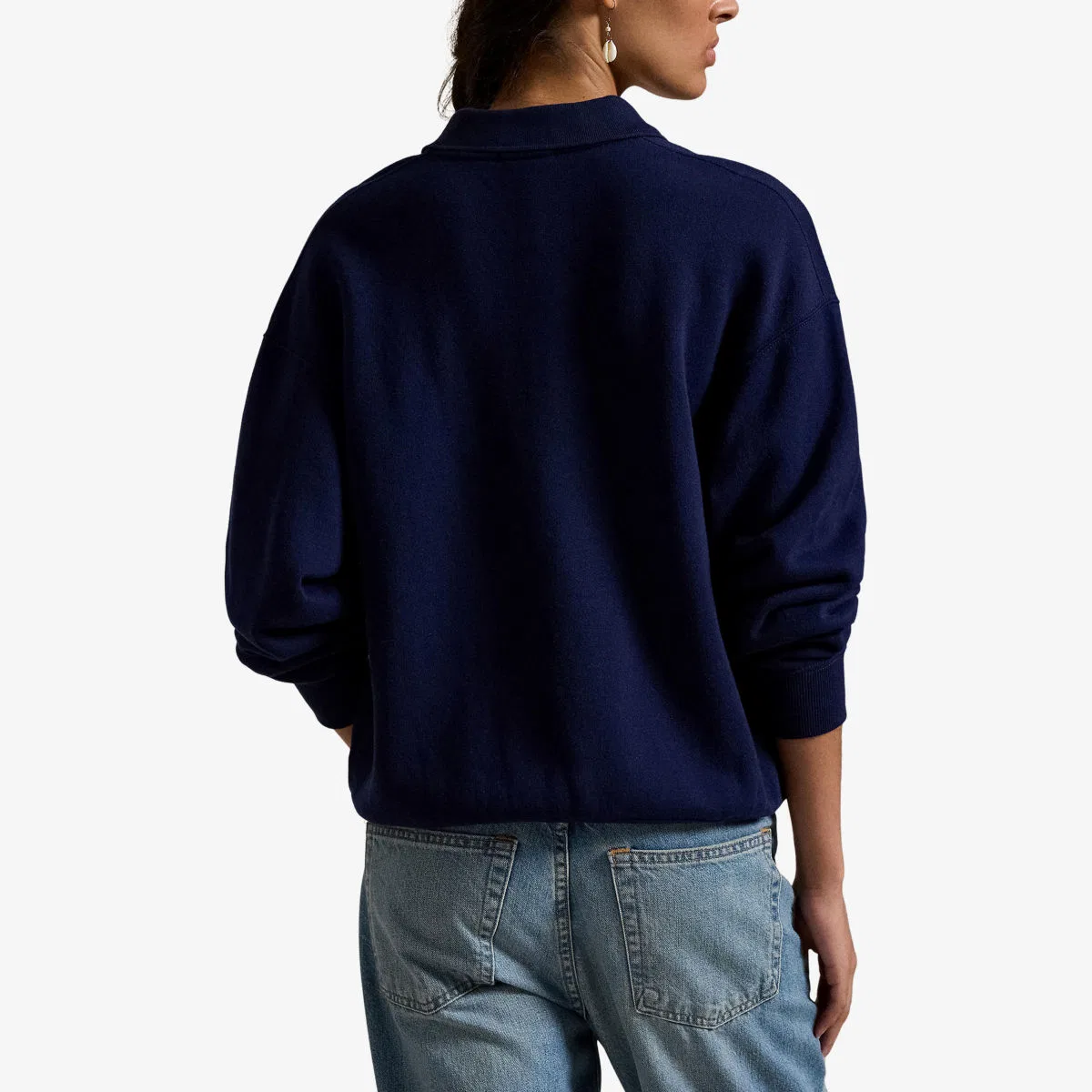 Хлопковая толстовка-поло с вышитым логотипом Polo Ralph Lauren — фото 4