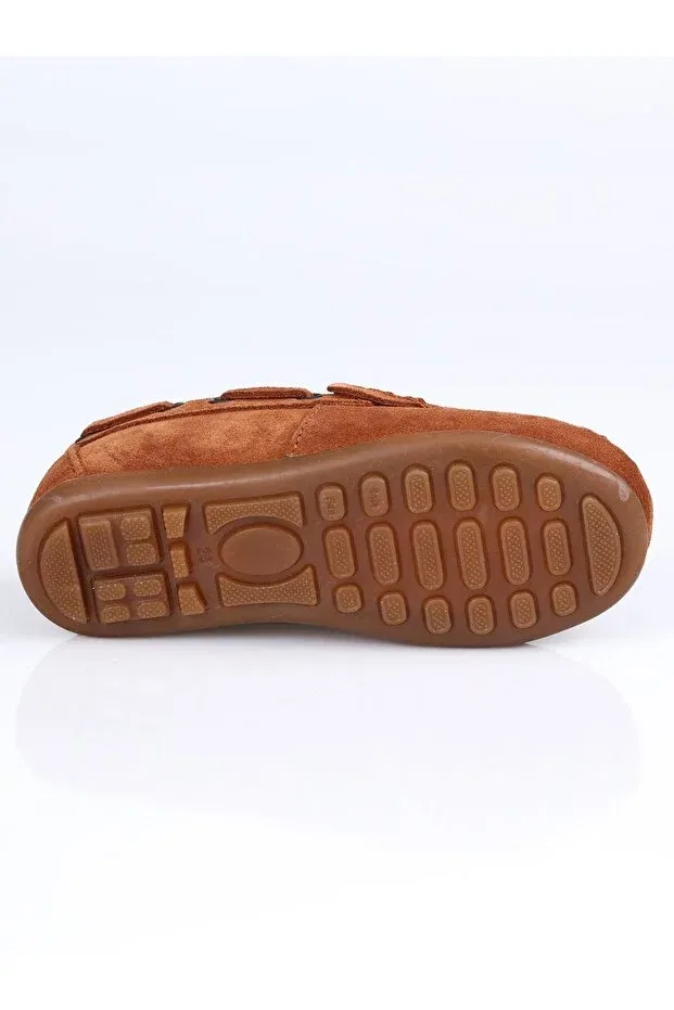 Детские кожаные лоферы для мальчиков Lf01 Genuine Leather Loafer Shoes B.P.F.-Tan Vuudy, Taba — фото 2