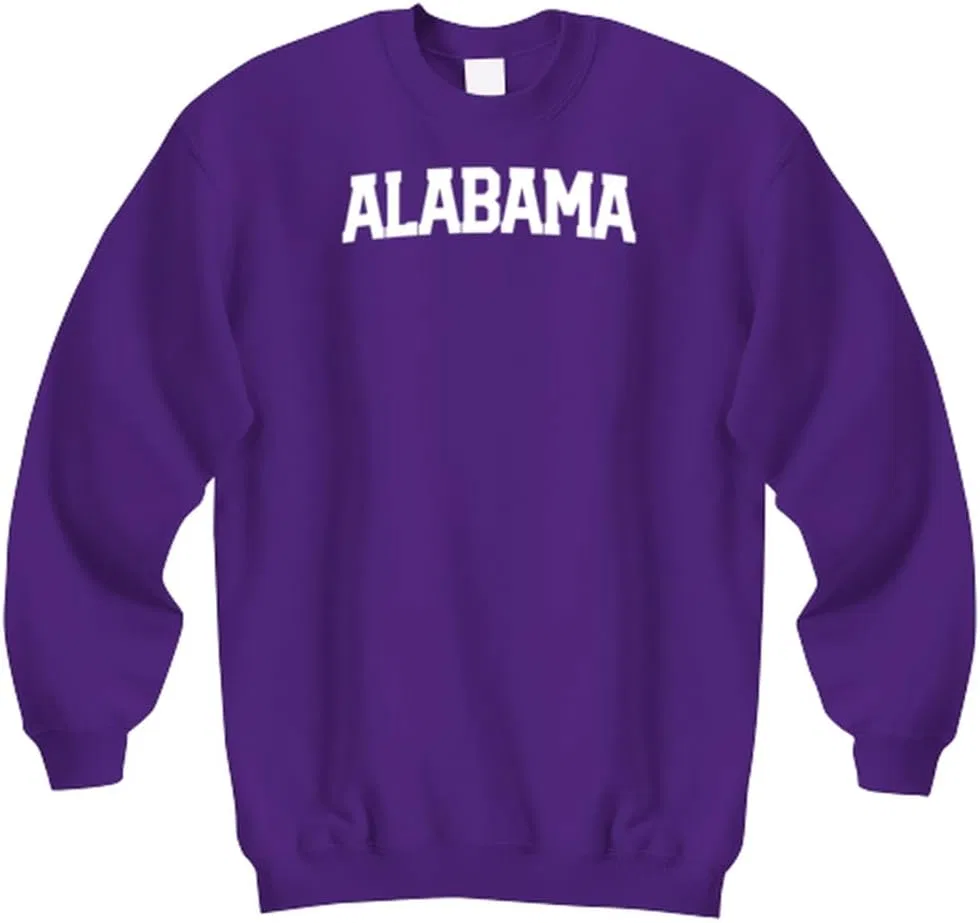 Мужская футболка с принтом Alabama Local Moving Away Gildan, Purple