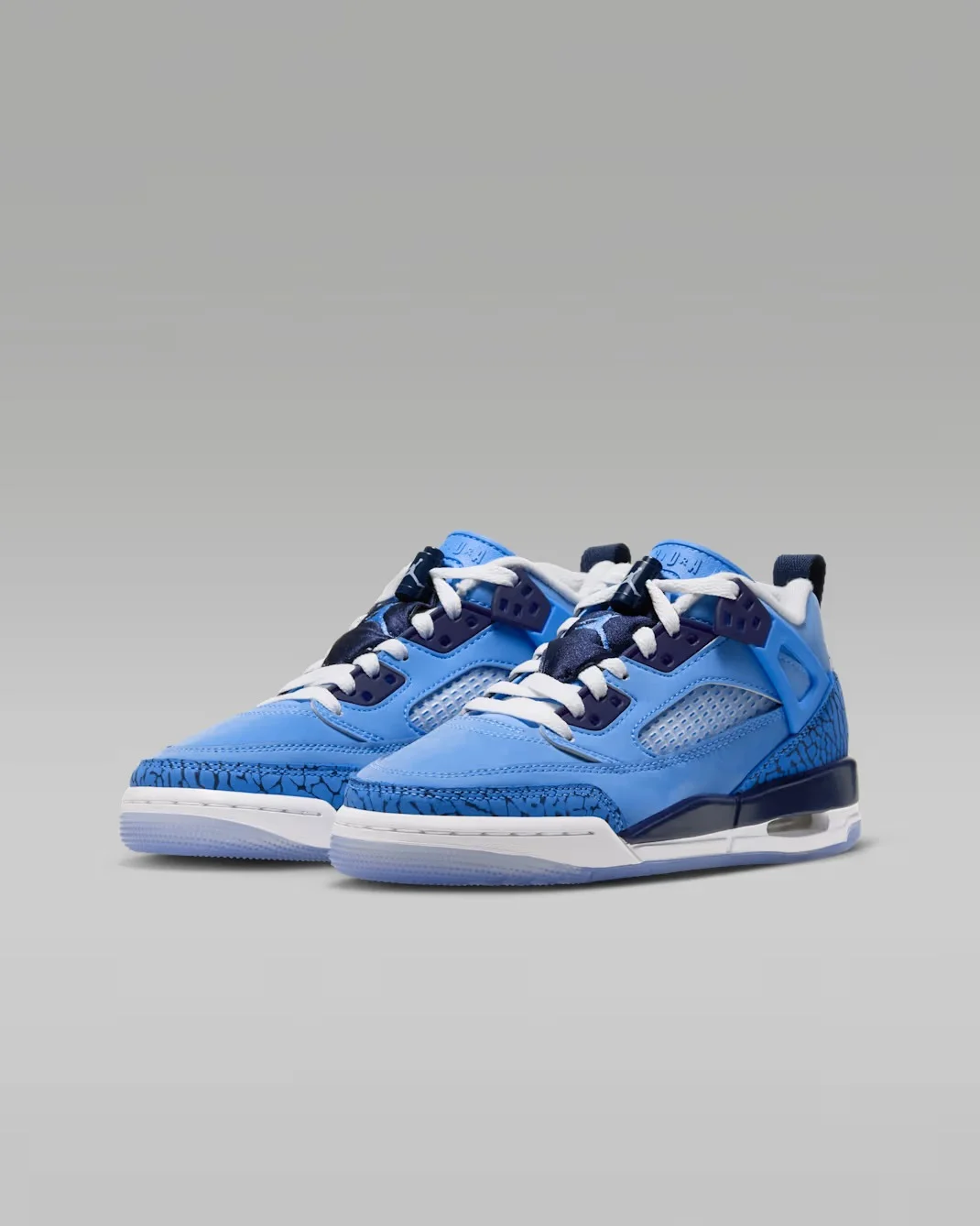 Кроссовки детские Nike Jordan Spizike Low, синий/белый — фото 4