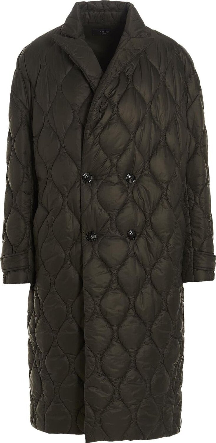 

Пальто Amiri Quilted Coat 'Olive Green', зеленый
