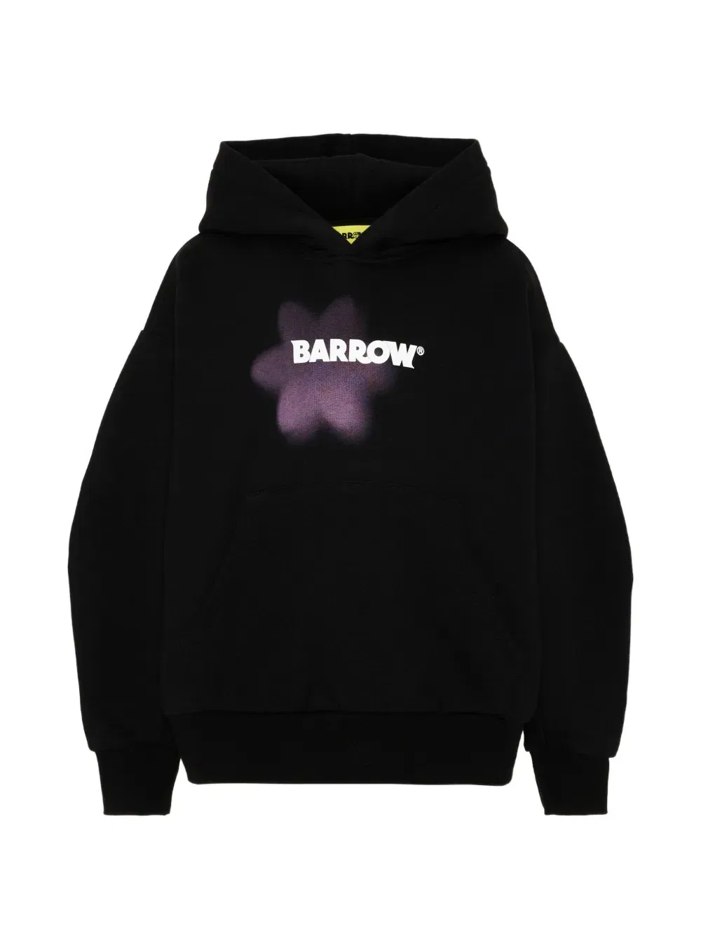 Худи из хлопка с графическим принтом Barrow Kids, черный