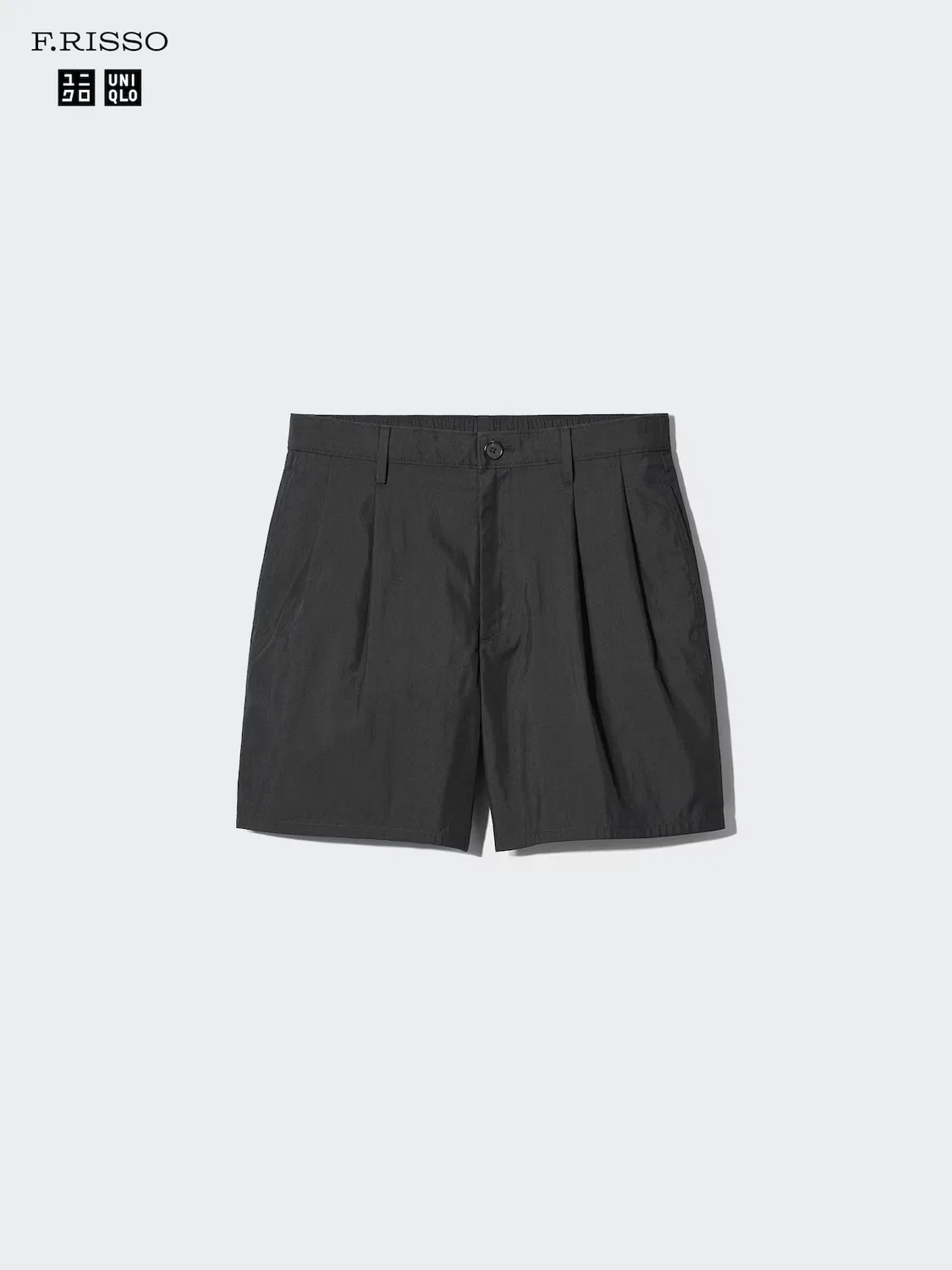 Шорты Uniqlo, плиссированные, серые — фото 4