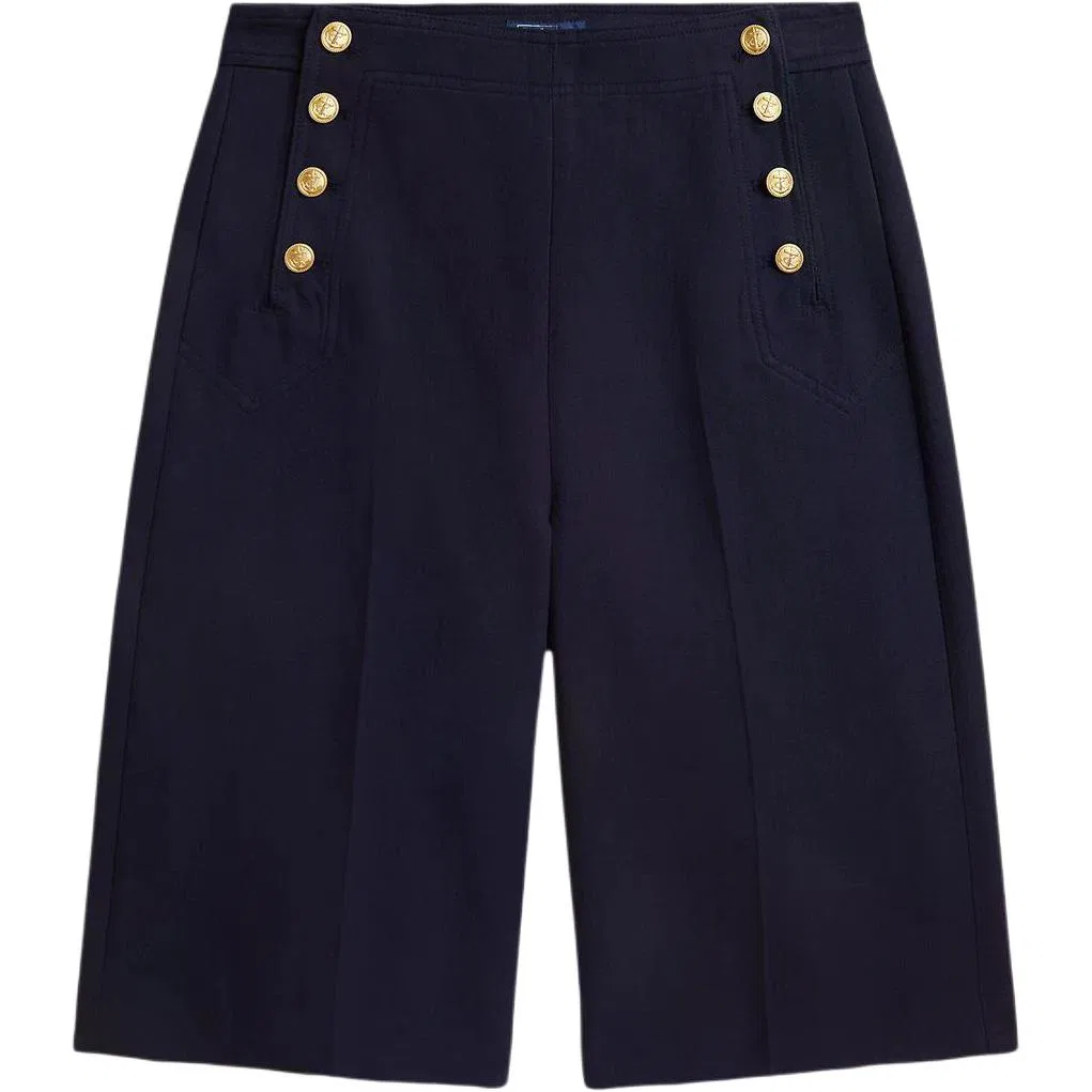 Женские шорты свободного кроя с широкими штанинами Dark Blue Polo Ralph Lauren, Dark Blue — фото 3