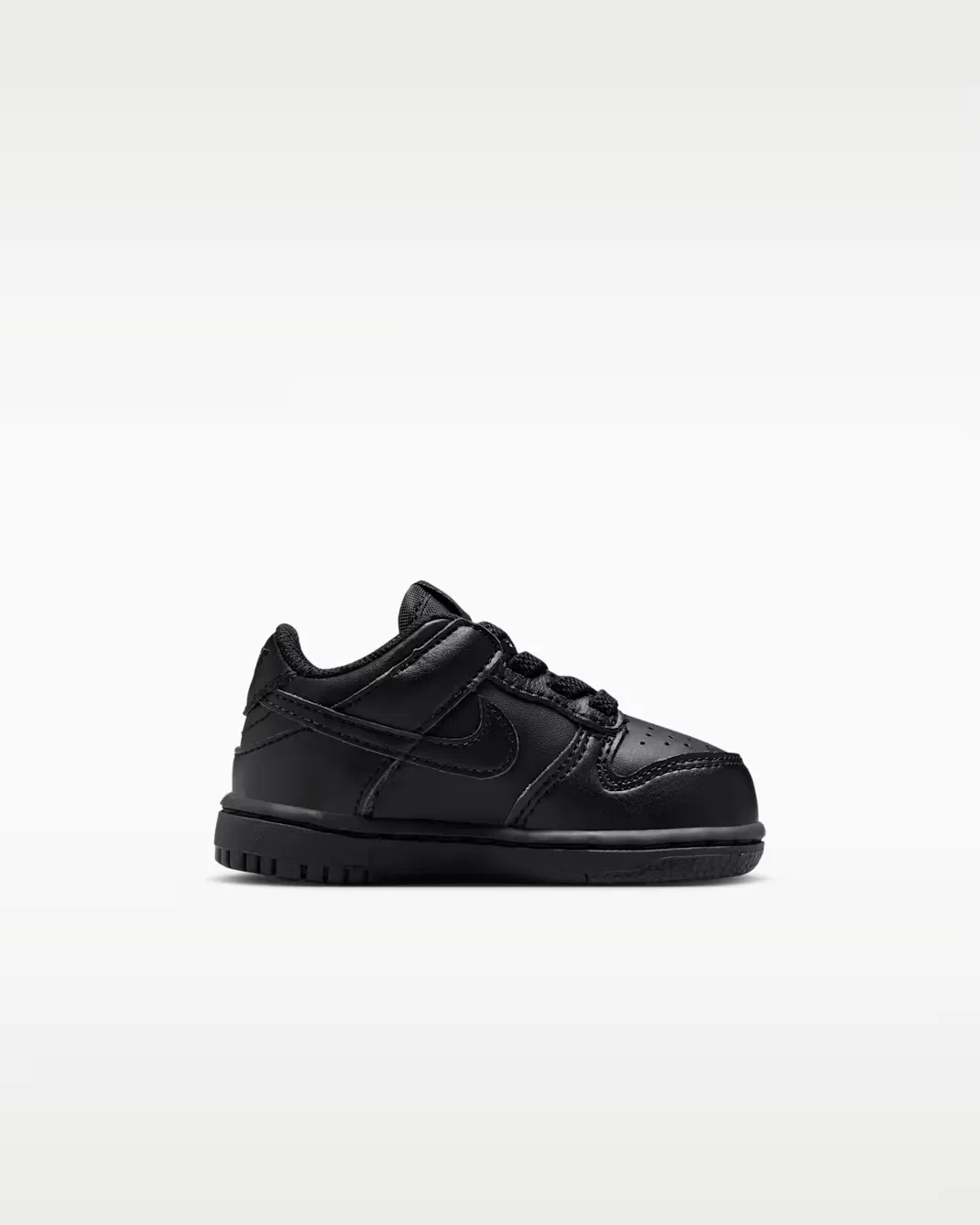 Детская/подростковая обувь Nike Dunk Low, Black/Black/Black — фото 3