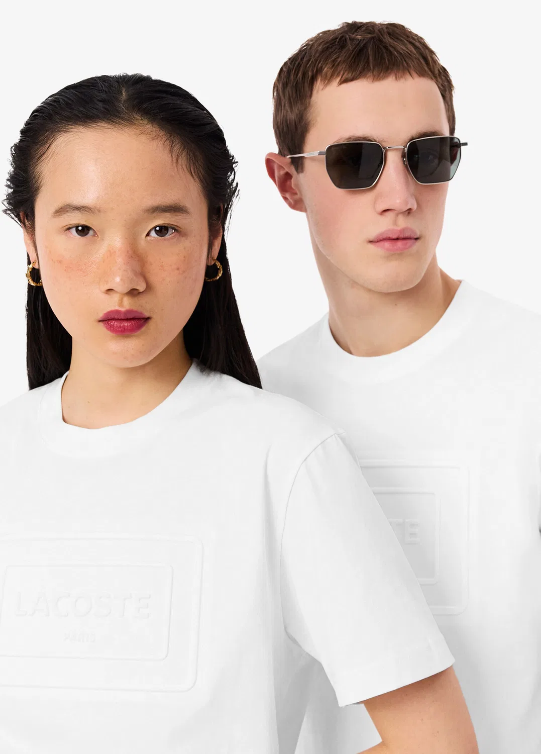 Футболка Classic Fit Lacoste, белый — фото 2