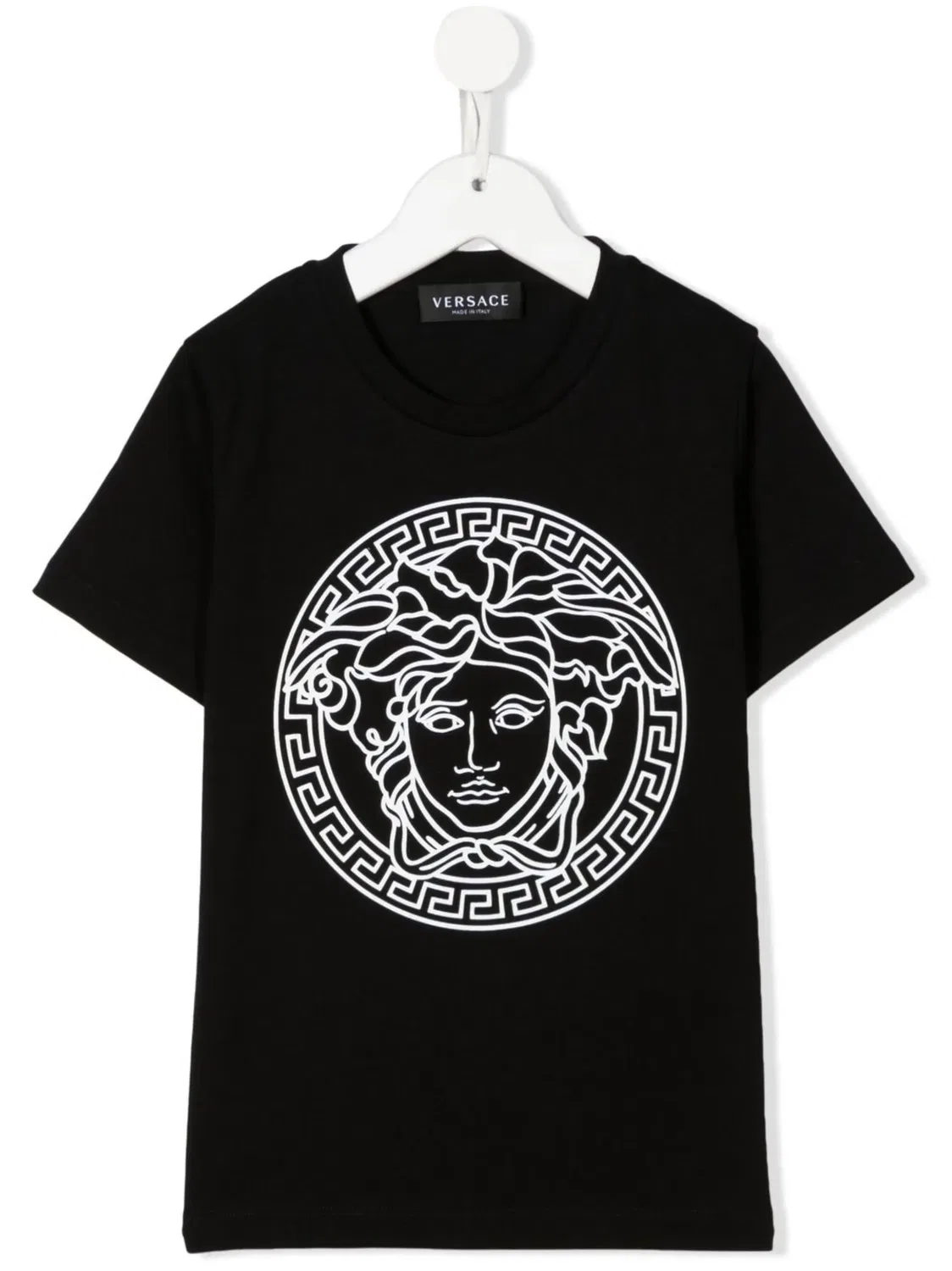 Футболка Medusa из хлопка Versace, черный