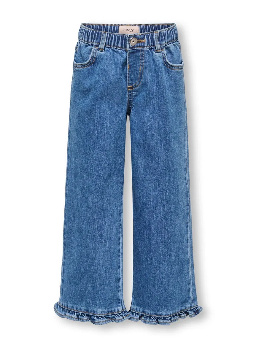 Джинсы Only Mini Wide leg Jeans синего цвета