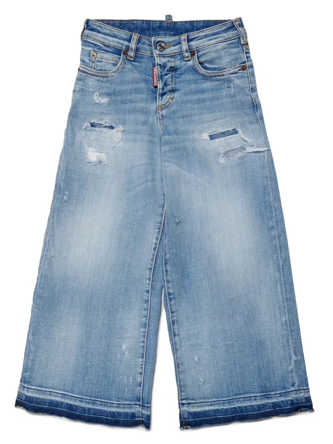 Джинсы 'Page' широкого кроя DSQUARED2, синий