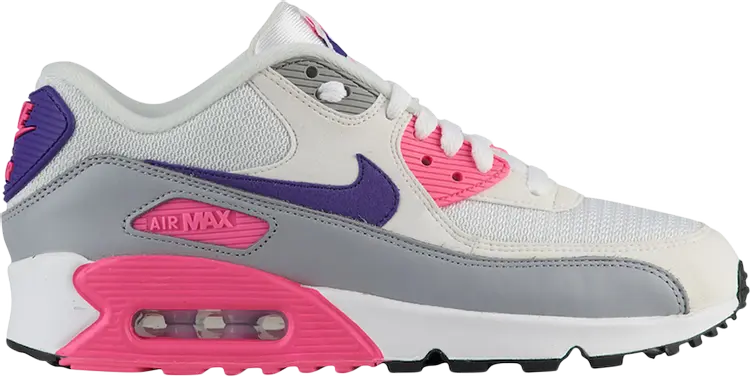 Кроссовки Nike Wmns Air Max 90 'Laser Pink', белый
