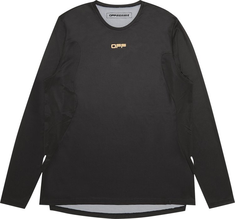 

Лонгслив Off-White Active Long-Sleeve Tee 'Black/Orange', черный
