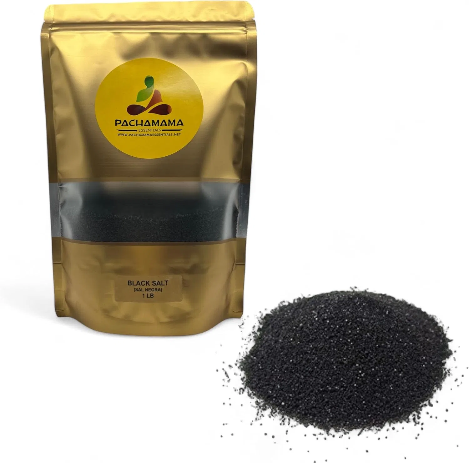 Соль для ванн Black Salt Protection, Pachamama Essentials, 453.6 г