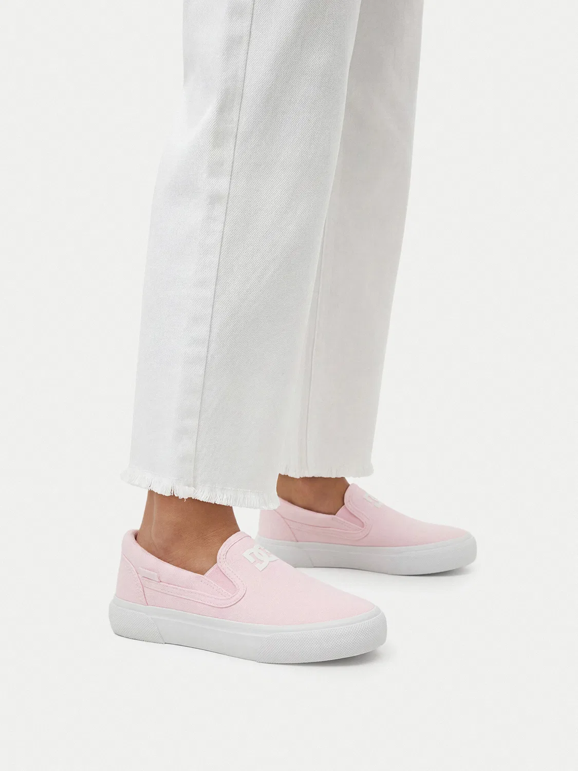 Тканевые кроссовки для девочки Dc Shoes, розовый
