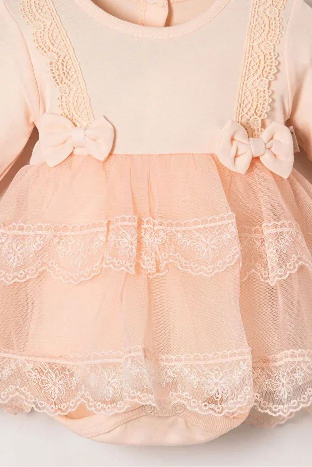 Детское платье для девочек с длинным рукавом Miniday Baby, Multicolor — фото 3
