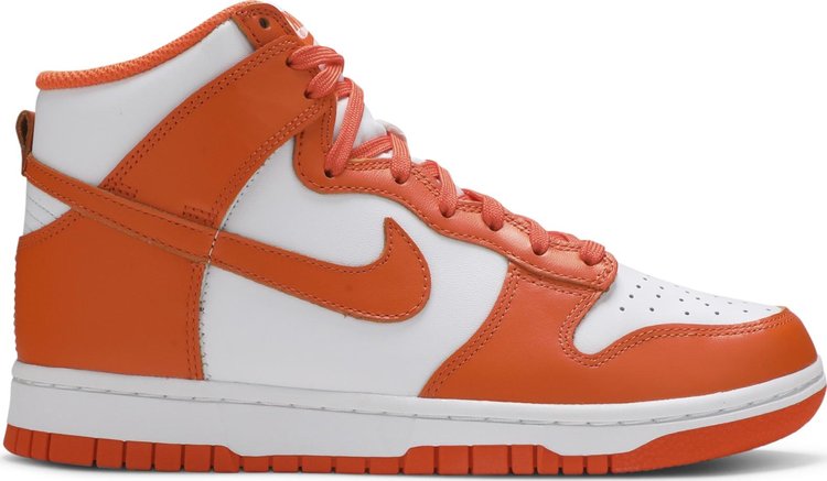 Кроссовки Nike Wmns Dunk High 'Syracuse' 2021, оранжевый - фото