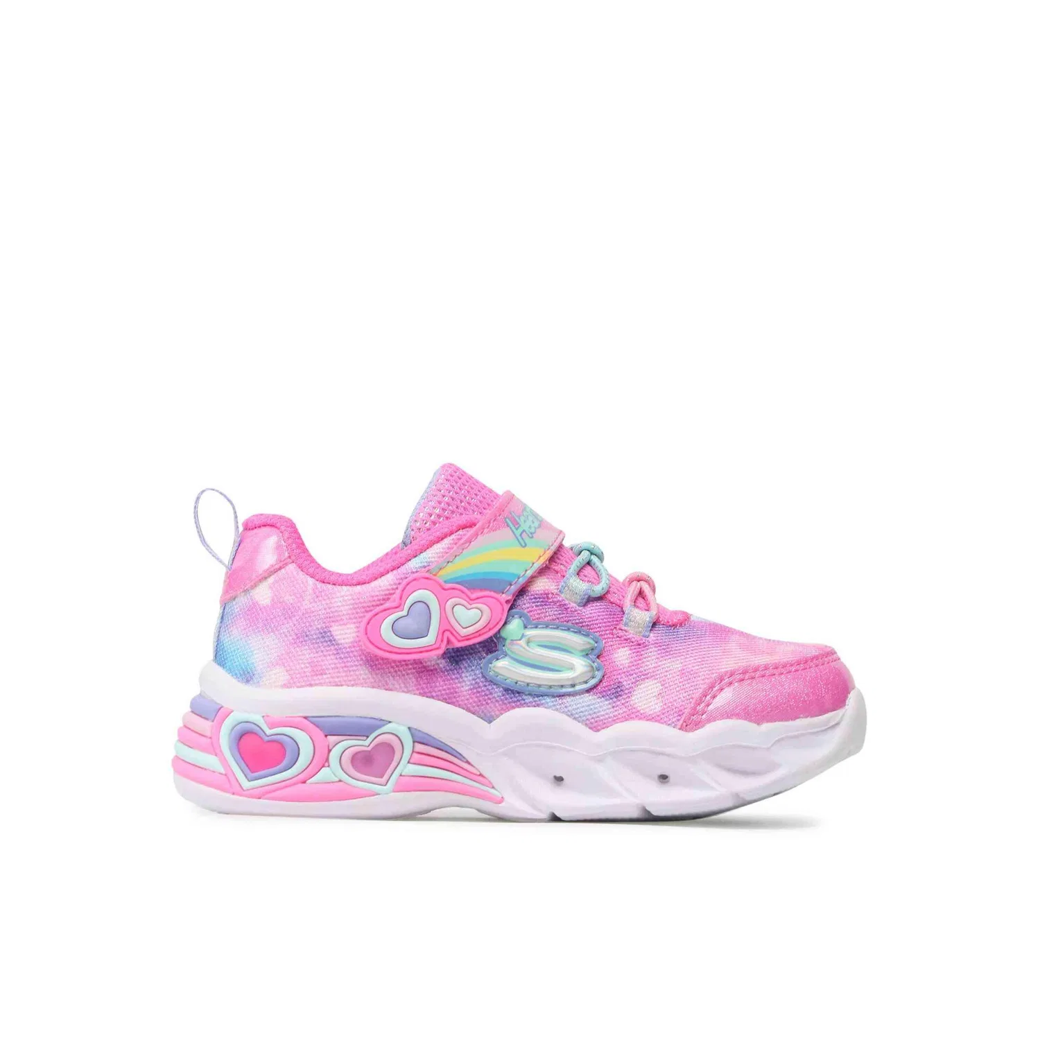 Детские кроссовки для девочек Skechers 302663N-PKLV, Rosа — фото 2