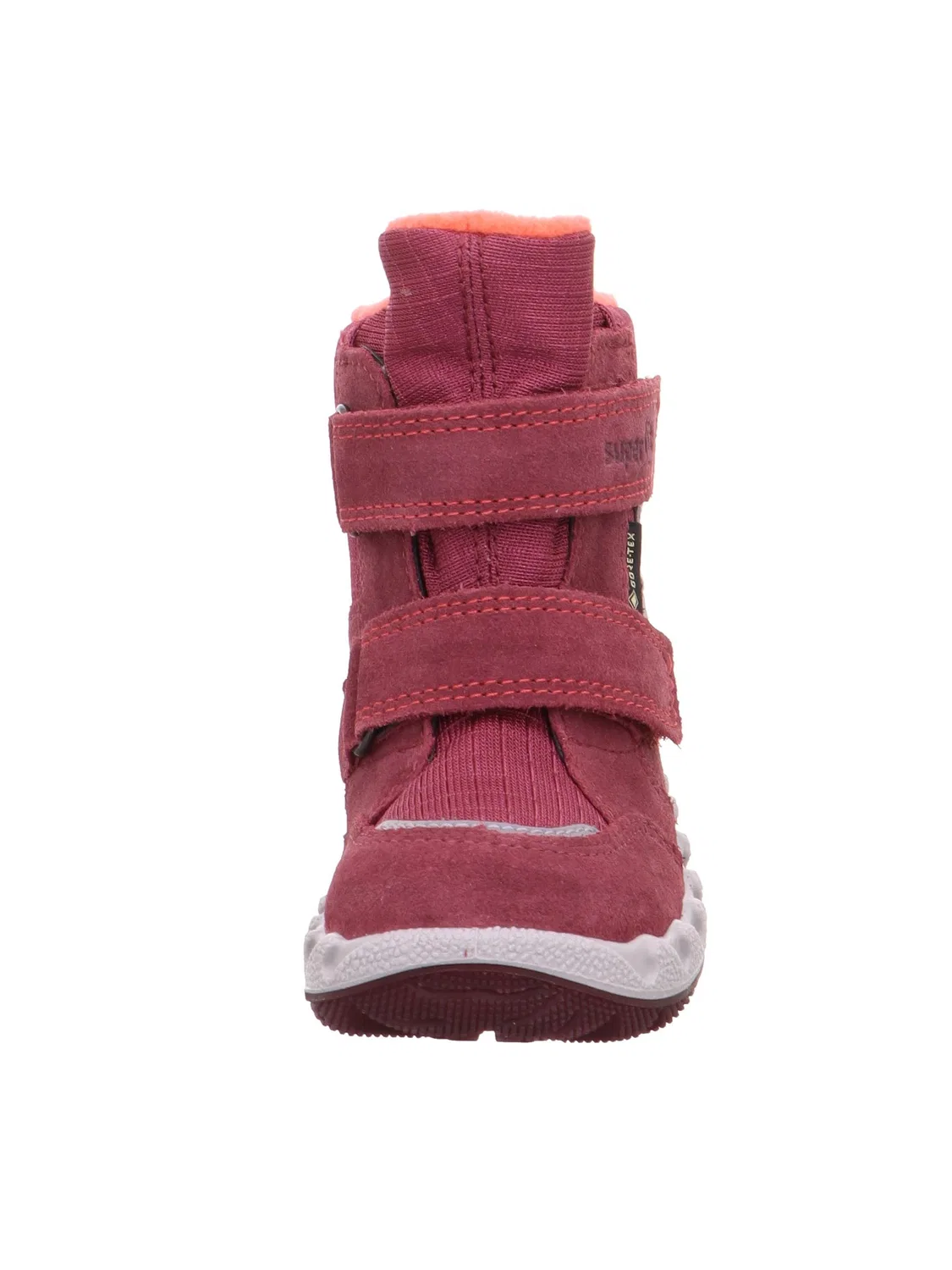 Детские снежные ботинки для девочек с принтом Icebird Gore-tex Warm Padding Superfit, Pink Orange — фото 2