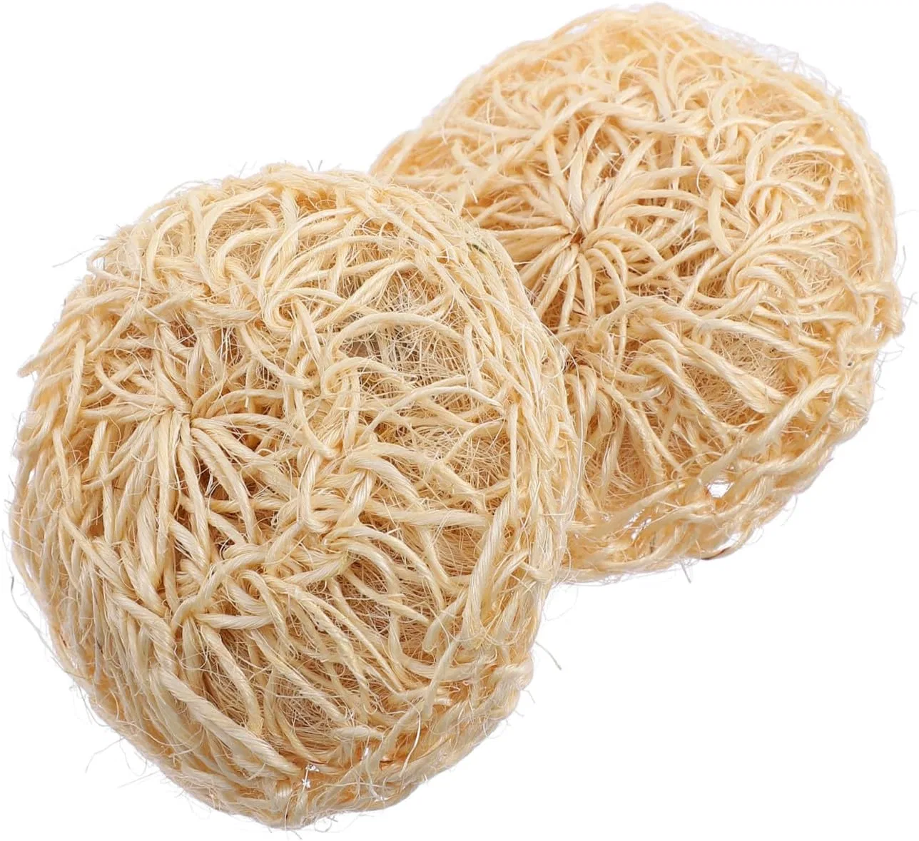Скрабирующие шарики для ванны 2 шт, MAGICLULU, Sisal, Khaki