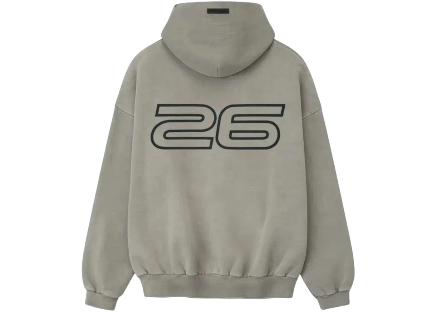 Мужской худи с длинным рукавом Fear of God Essentials 90's Hoodie, Smoke Grey — фото 2