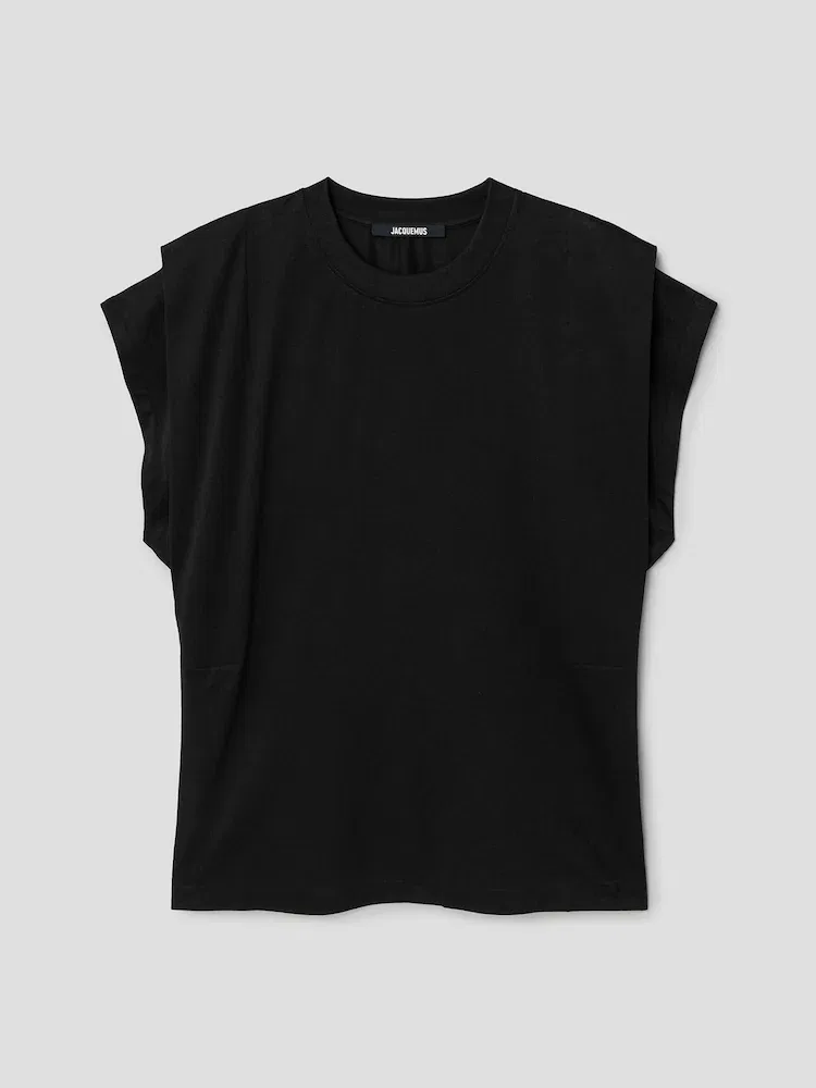 Топ без рукавов свободный Le Debardeur Ventadou JACQUEMUS, Black