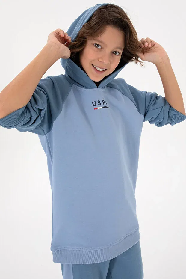 Детское худи для мальчиков с капюшоном U.S. Polo Assn., 168383