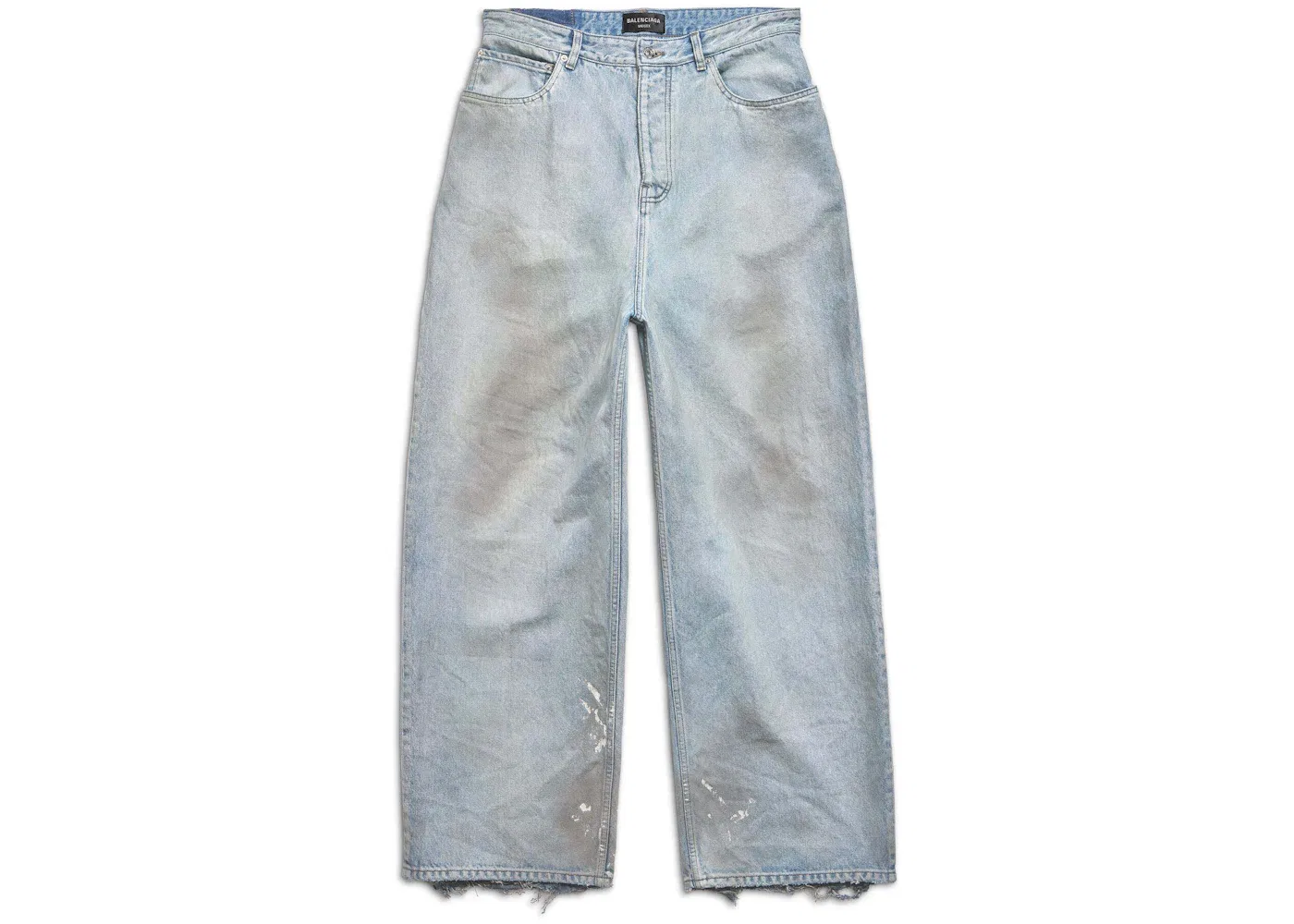 Мужские брюки с завышенной талией Balenciaga Trousers in Blue, Blue