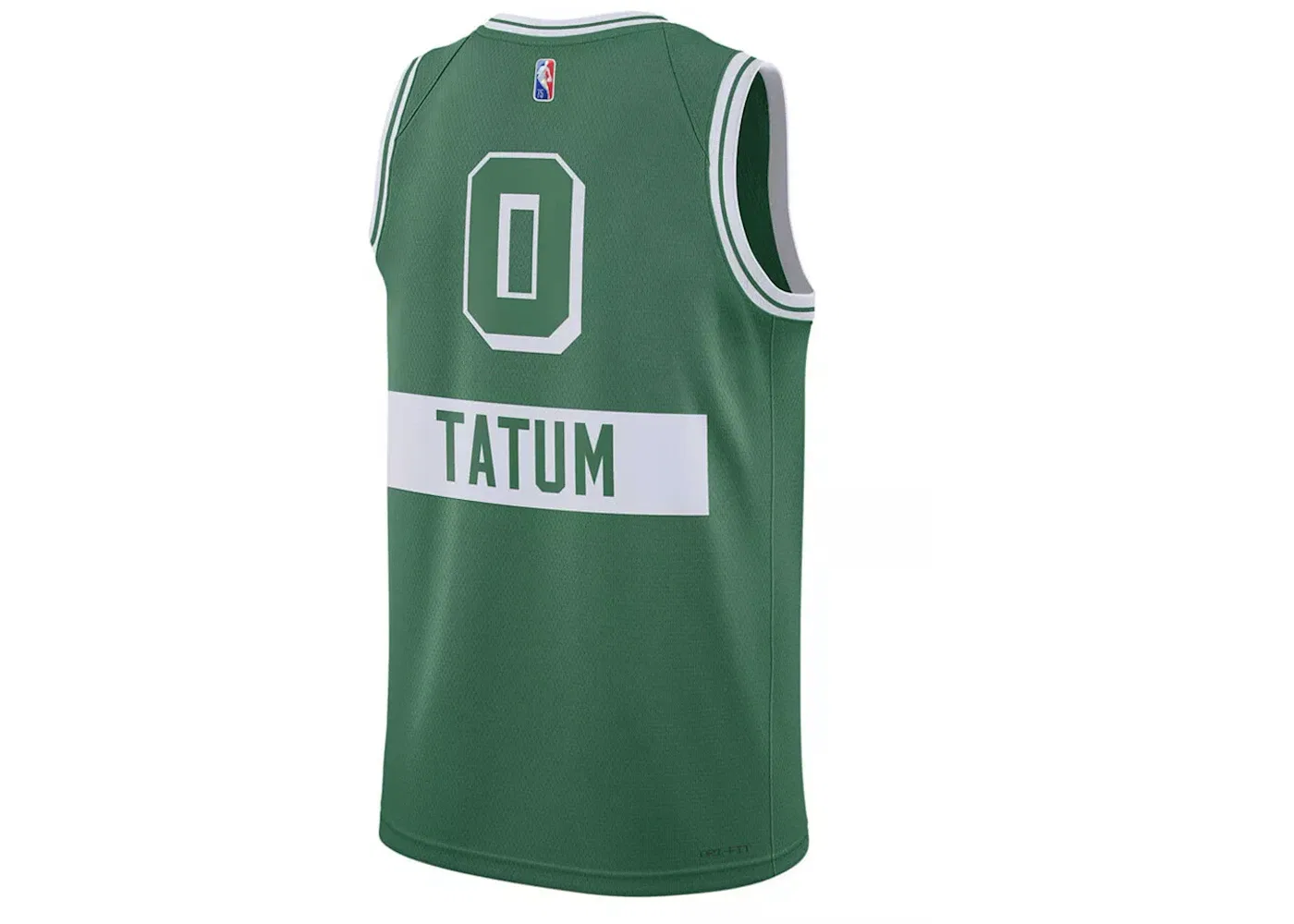 Мужская джерси Nike Boston Celtics Jayson Tatum City Edition Swingman Jersey, Green/White — фото 2