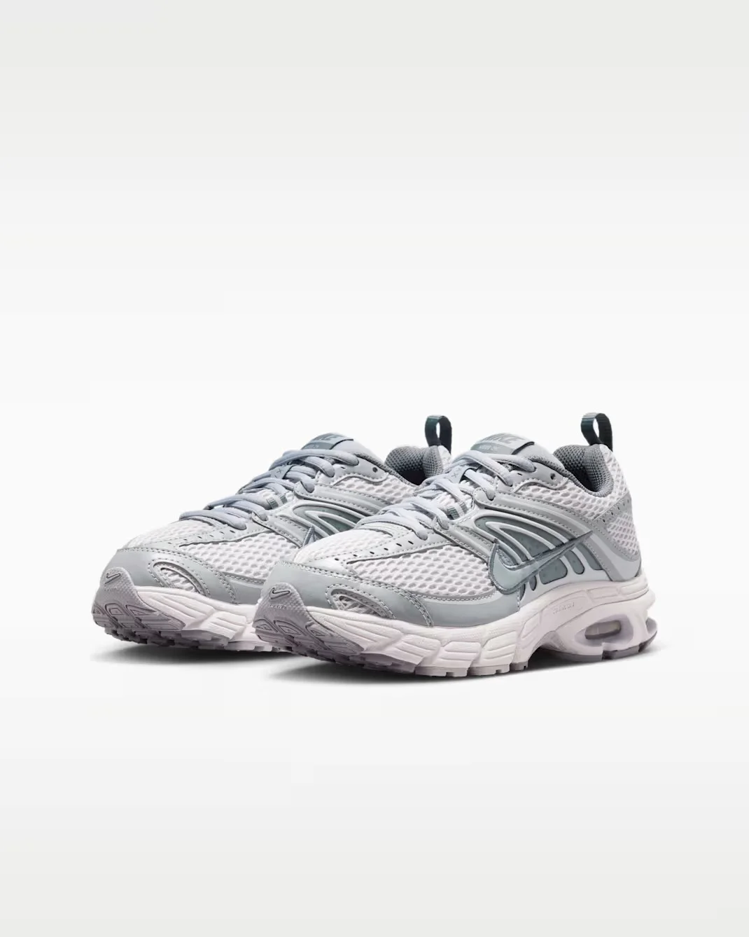 Кроссовки подростковые Nike Air Max Moto 2K, серый/белый — фото 4