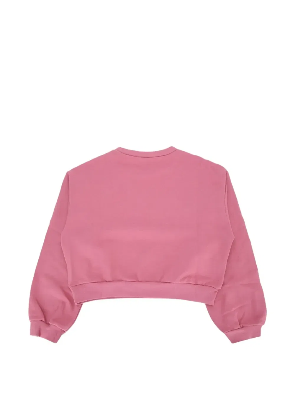 Укороченный свитшот детский Marni Kids, розовый — фото 2