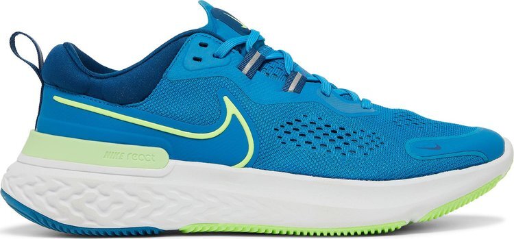 

Кроссовки Nike React Miler 2 'Imperial Blue Lime Glow', синий