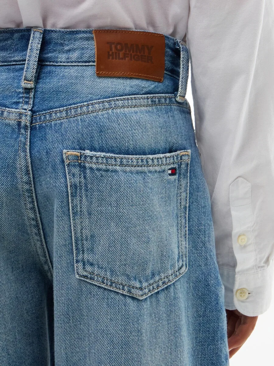 Джинсы TOMMY HILFIGER Barrel Jeans синего цвета — фото 3