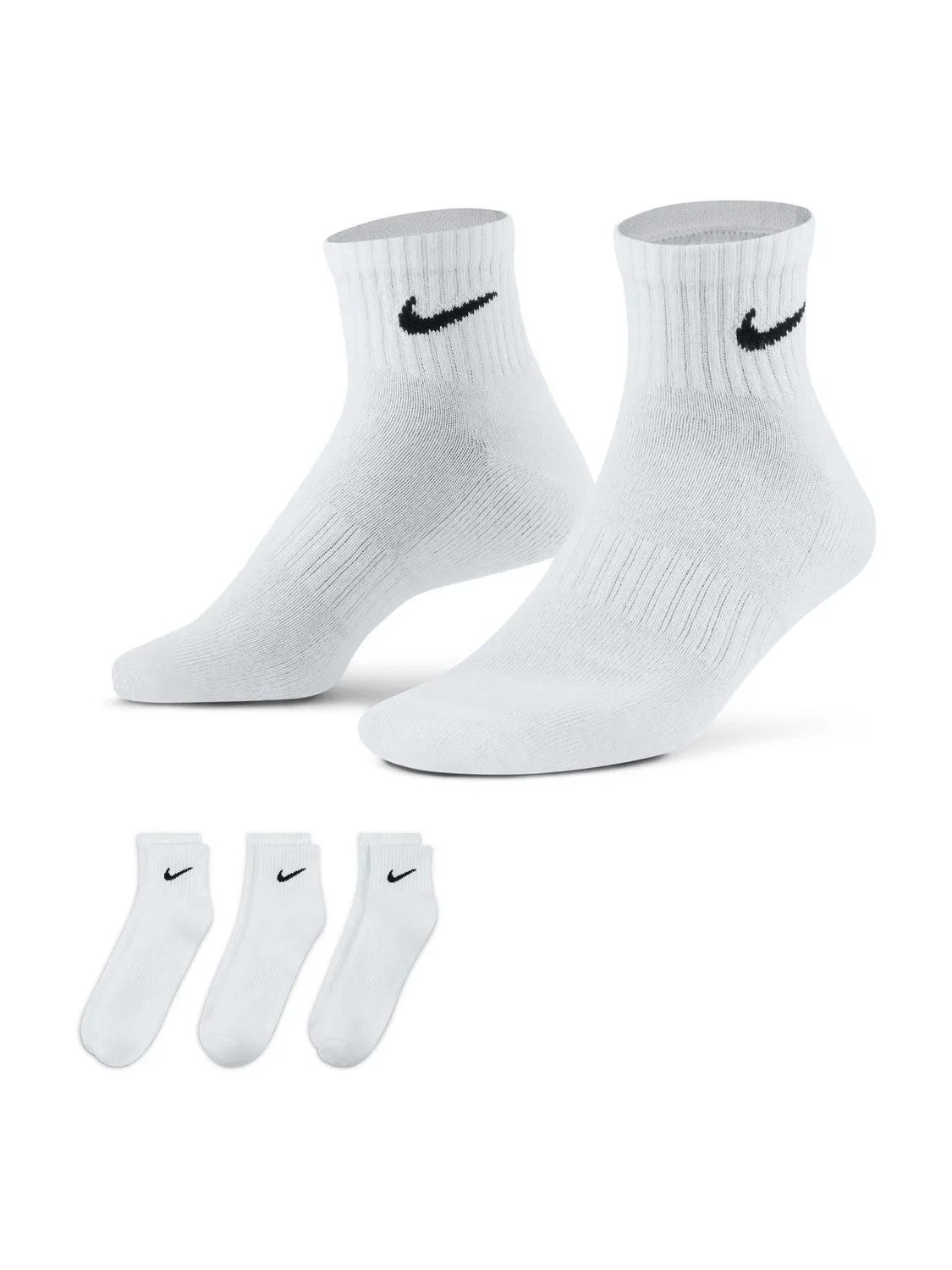 Носки с амортизацией Nike Everyday Cushioned, белый