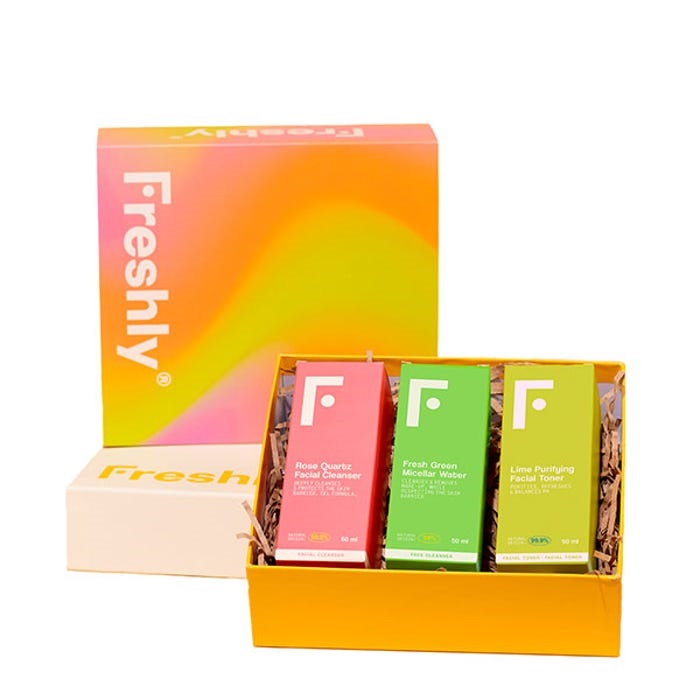 Набор для умывания Freshly Cosmetics Mini Cleanser Trio, 3 предмета