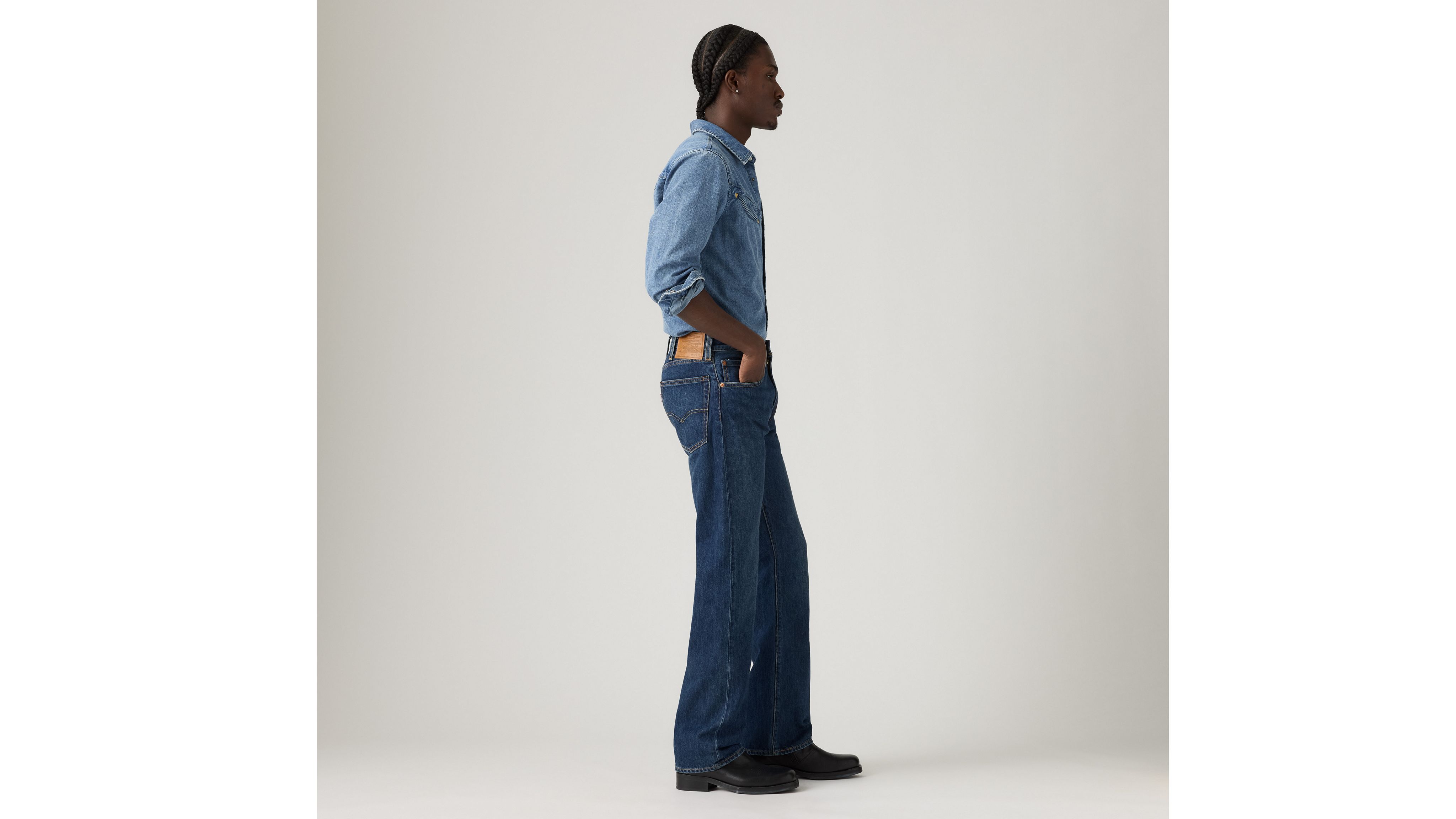 Мужские джинсы Bootcut 517 Levi's, Old Western Roads - Dark Wash — фото 4