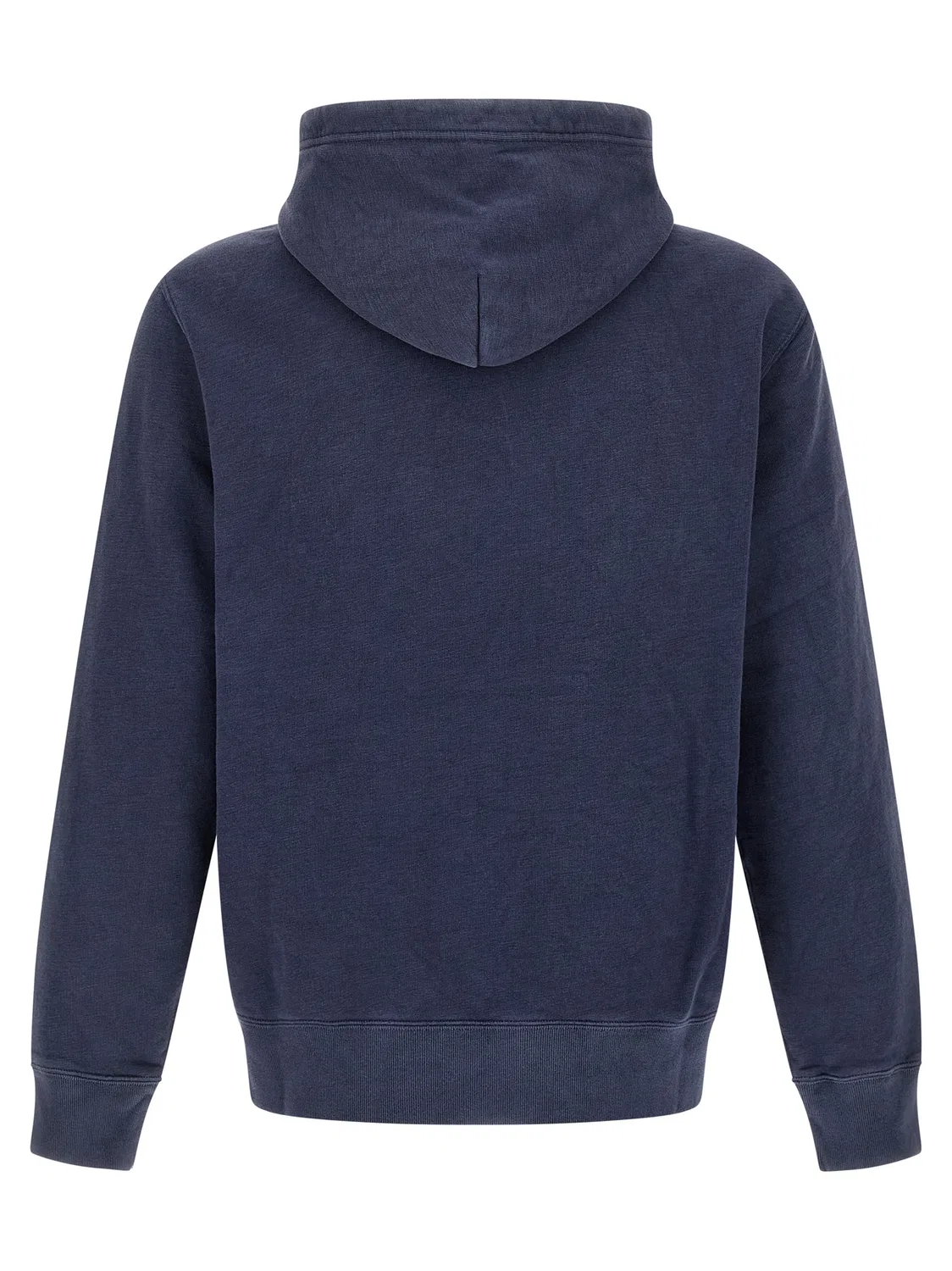 Мужское хлопковое худи с принтом логотипа Polo Ralph Lauren, Blue — фото 2