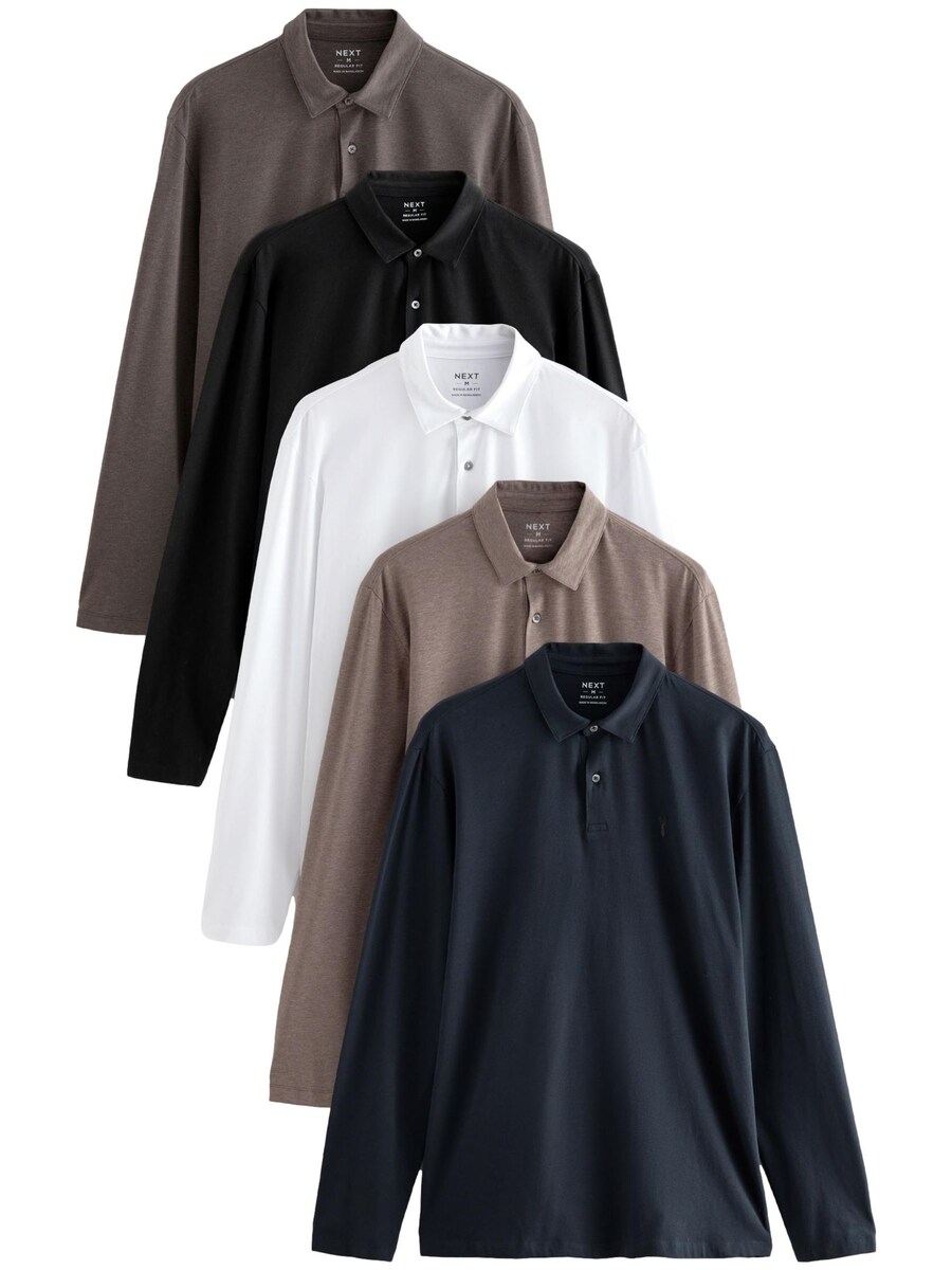 

Рубашка Next, цвет Navy/Taupe/Muddy colored/Black/White