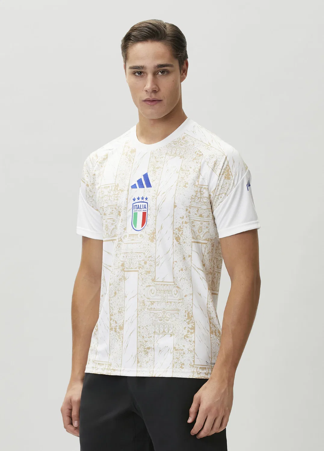 Футболка FIGC Preshi Adidas, белый — фото 3