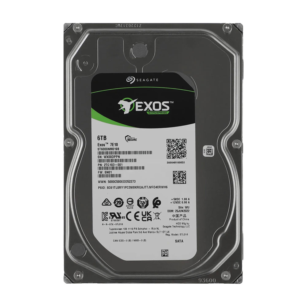 

Жесткий диск Seagate Exos 7E10 6 ТБ 3.5" ST6000NM019B