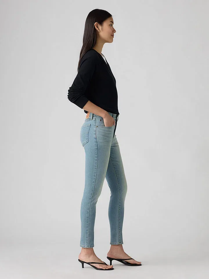Женские джинсы скинни Levi's, Light Blue — фото 3