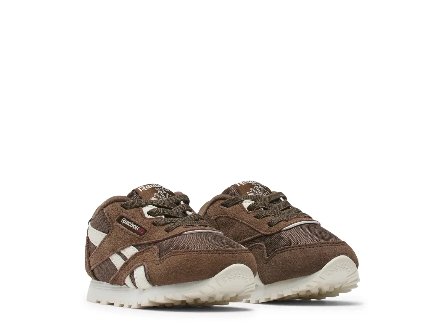 Кроссовки CL Nylon, Reebok, темно-коричневый — фото 4