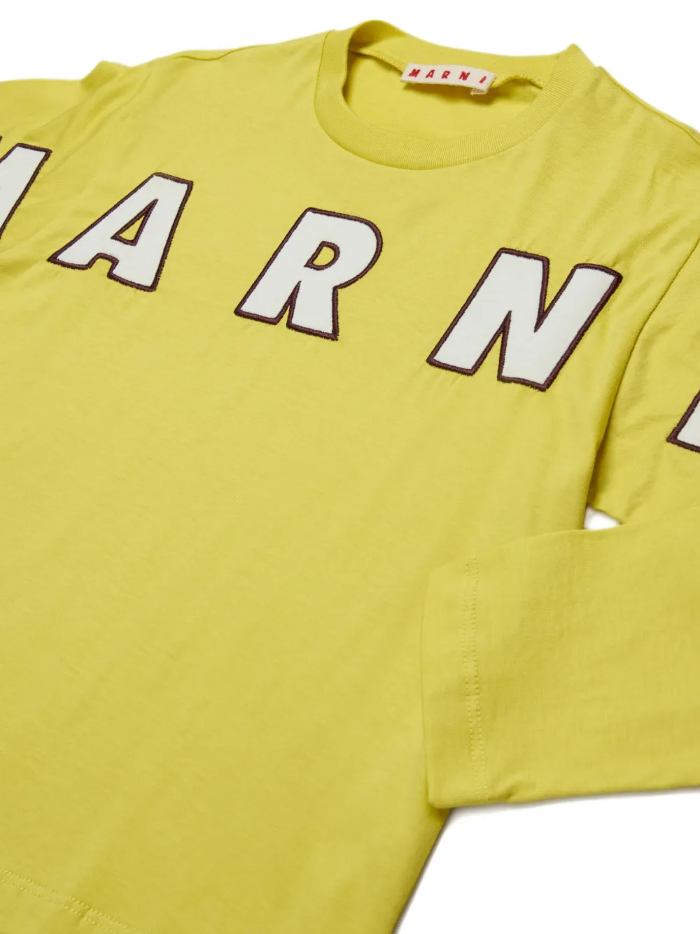 Футболка с длинными рукавами Marni Kids, зеленый — фото 3