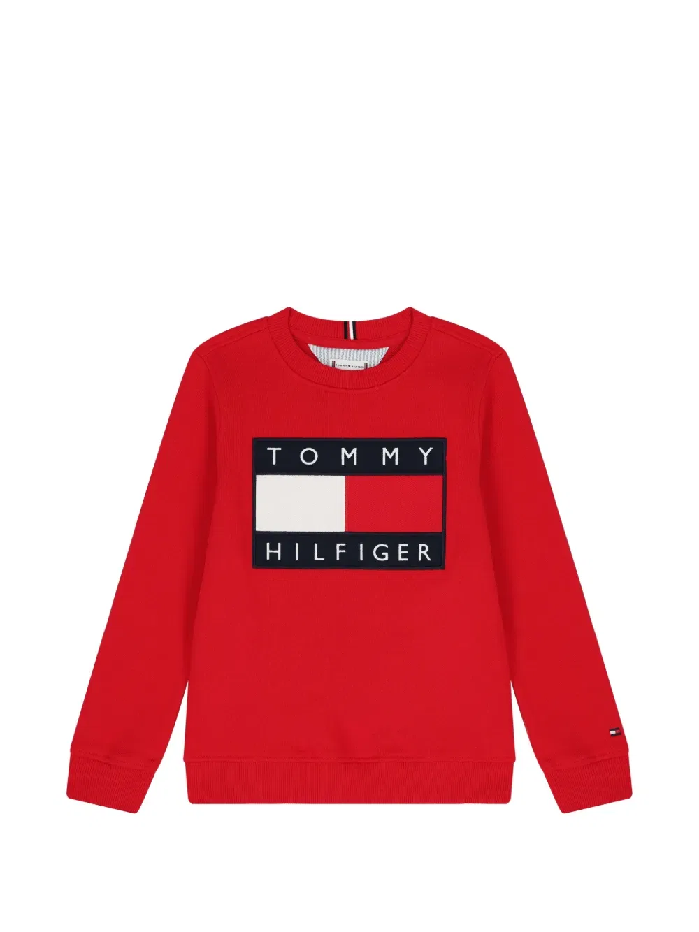 Толстовка с длинными рукавами и аппликацией Tommy Hilfiger Junior, красный