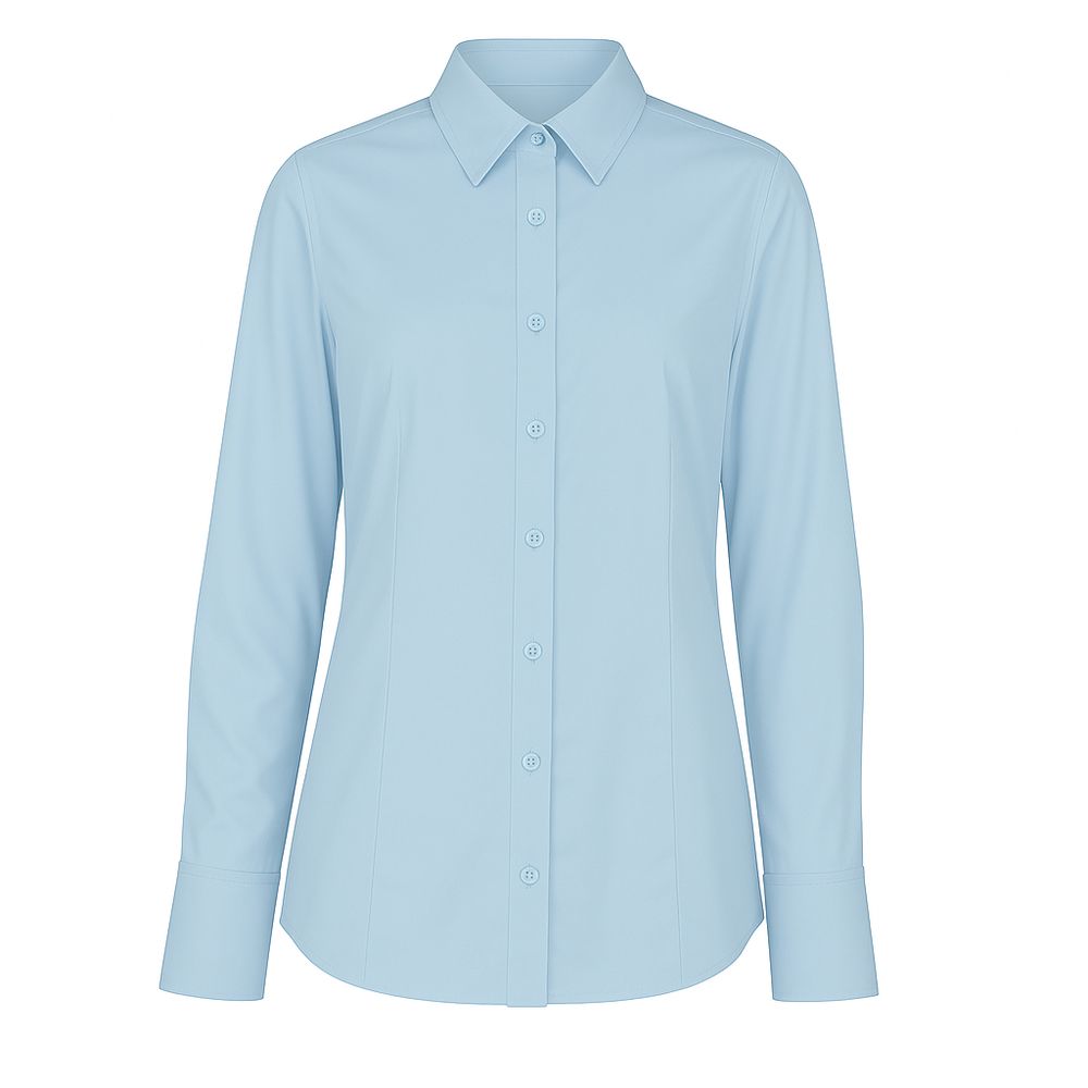 

Синяя хлопковая рубашка Made In Italy, Blue