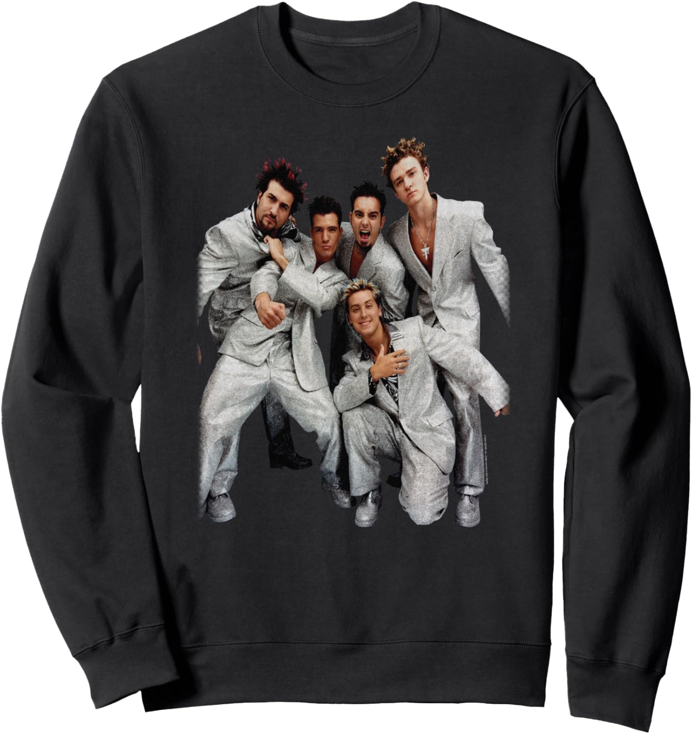 

Официальная толстовка NSYNC Everything с принтом спереди и сзади, черная, Черный, Официальная толстовка NSYNC Everything с принтом спереди и сзади, черная