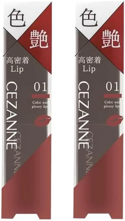 Губная помада Nu Lip Color Shield 01 Fig Brown, набор 2 шт., 3.7 г