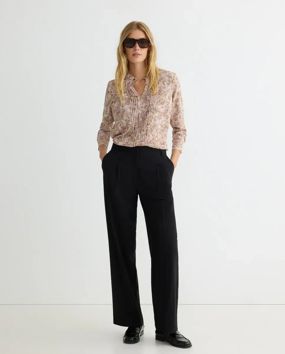 

Женская блуза с длинным рукавом с принтом Zermatt, бежевый