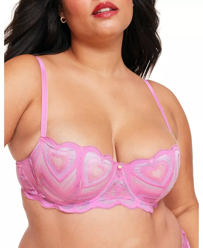 

Бюстгальтер балконет Amorina Contour для полных женщин Adore Me, фиолетовый