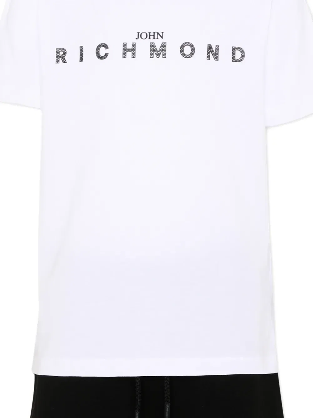 Комплект из футболки и шорт с логотипом John Richmond Junior, белый — фото 3