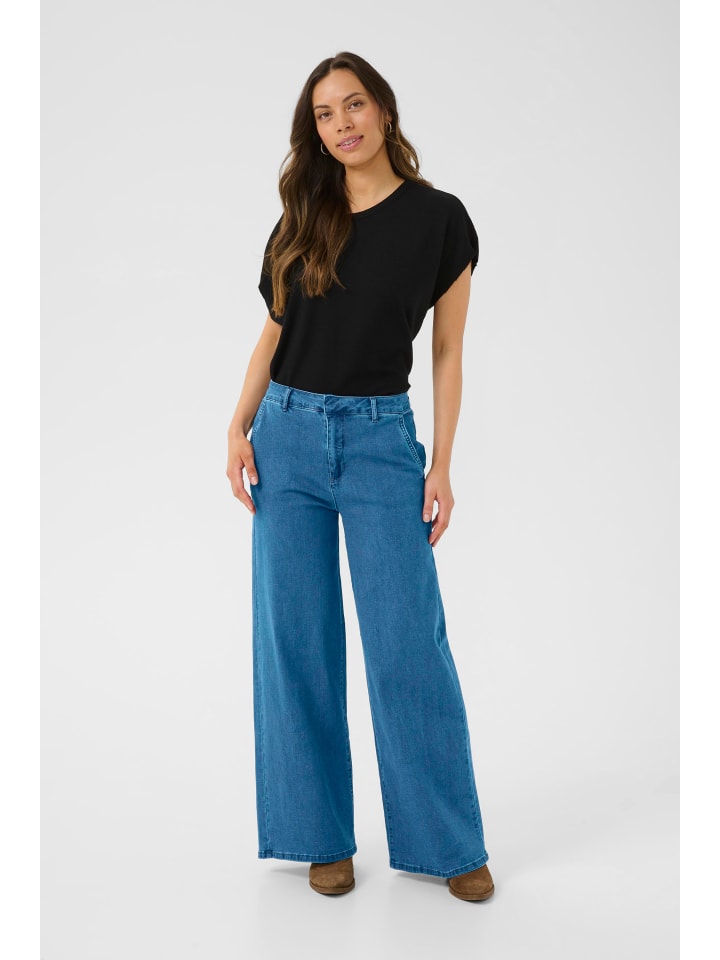 

Джинсы CRVisti Regular Fit из денима цвета индиго Cream